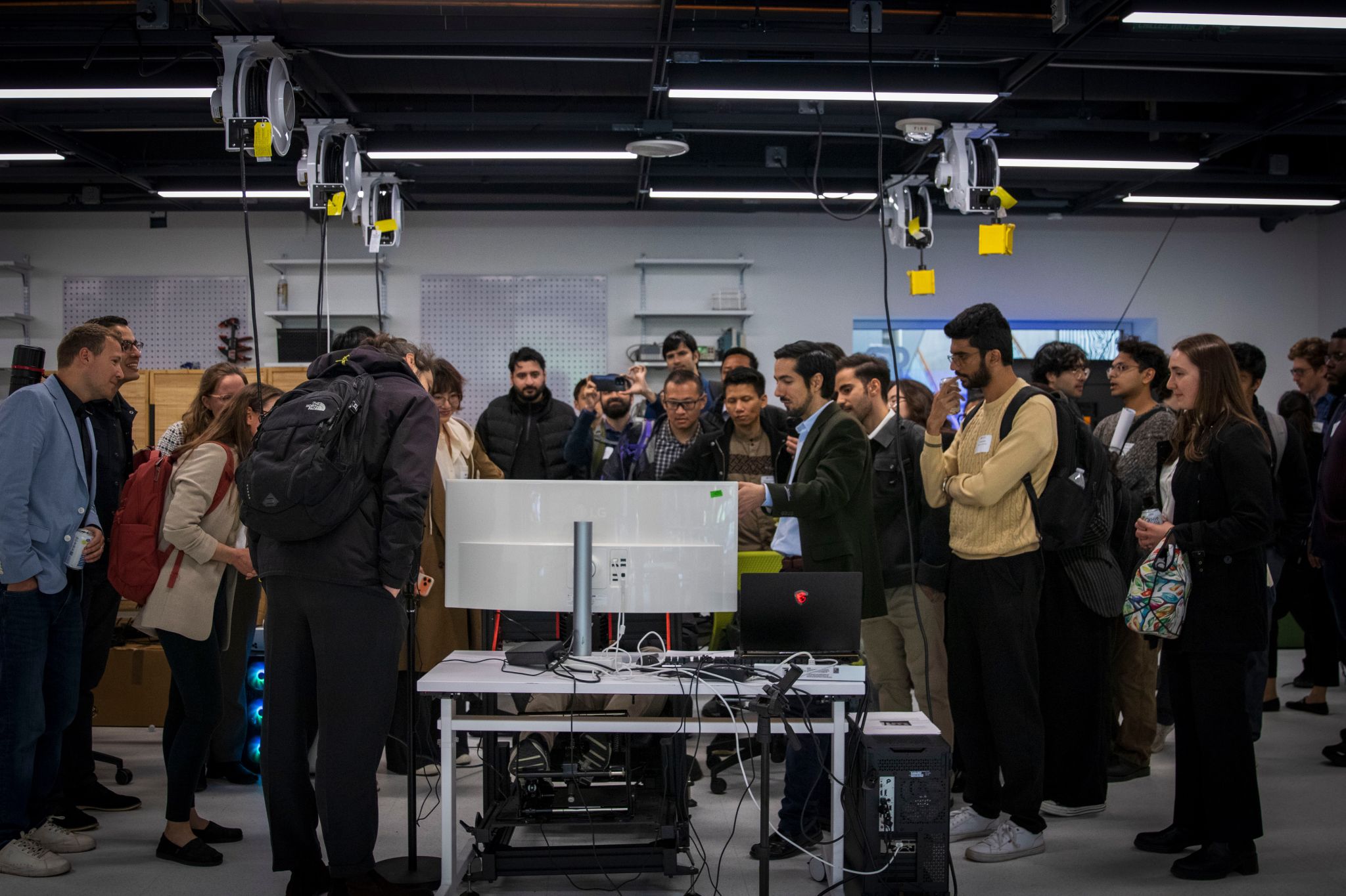 Robotics lab tour at NESCW 2026