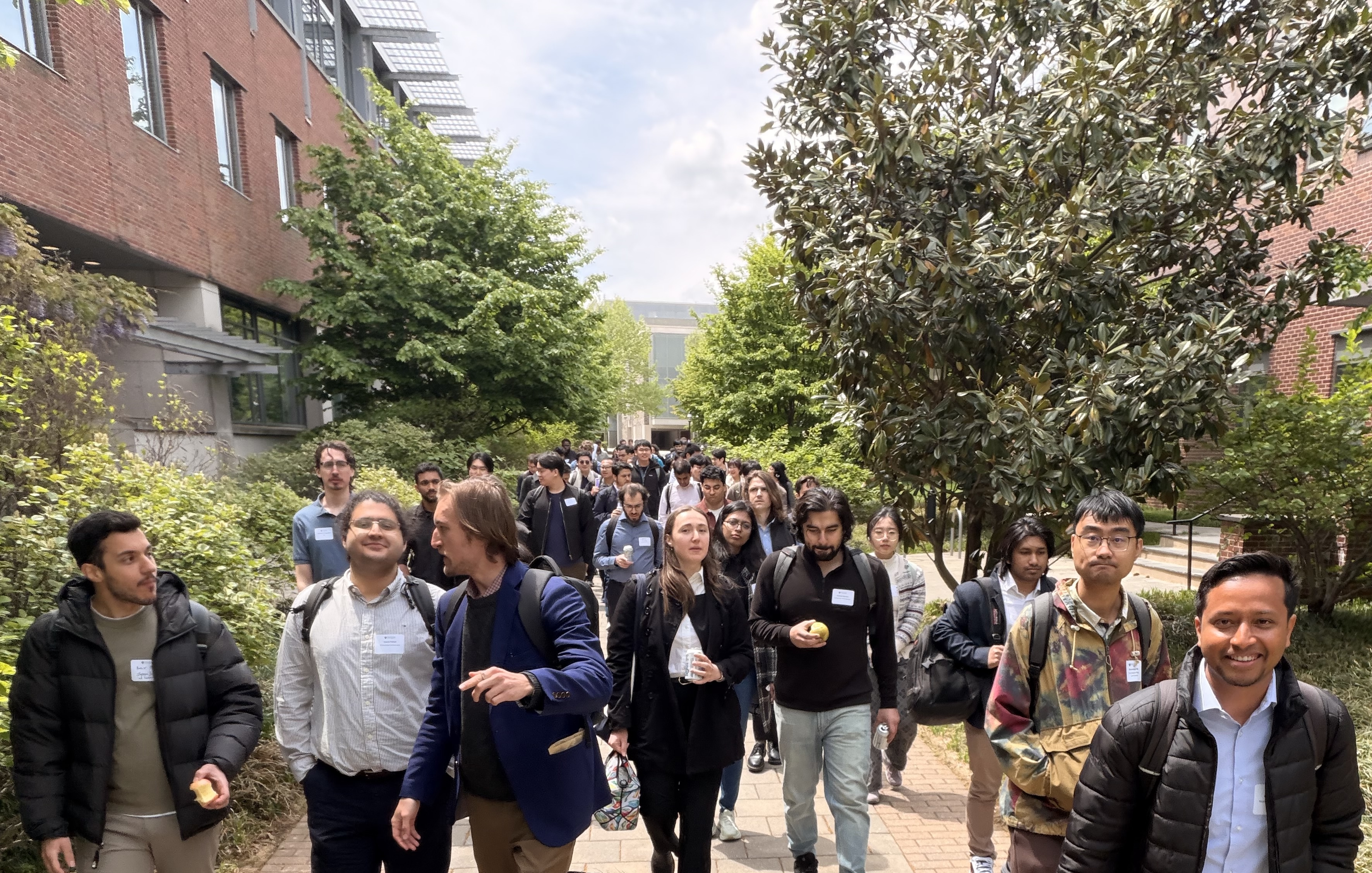 Walk to the robotics lab tour at NESCW 2026
